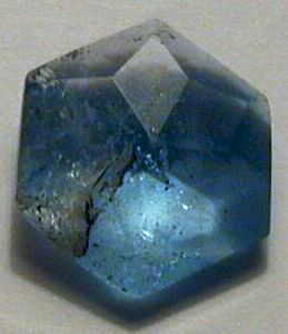 Aquamarine Flower of Life Crystal