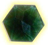 flower of life green crystal