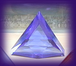 Blue Siberian Quartz Flower of LIfe Crystal