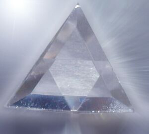 Clear Quartz Star of David Crystal Vogel Cut