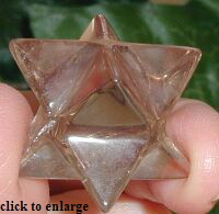 Merkaba Smokey Quartz Crystal by Celestial Lights