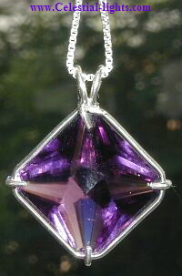 Purple Quartz Magician Stone Pendant