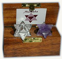 Merkaba Clear & Amethyst Boxed Set