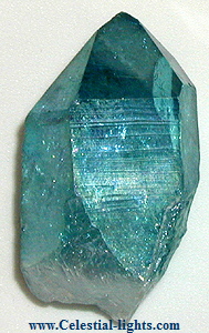 Aqua Aura Quartz Crystal